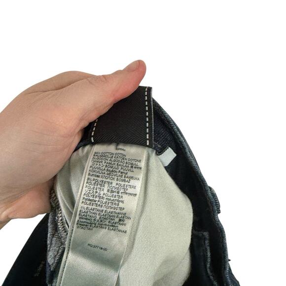 7 For All Mankind Slimmy Squiggle Dark Lago Wash Jeans Mens 31x33 - Picture 7 of 9